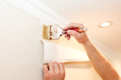Pose de papier peint à Viry — revêtements muraux et toiles de verre